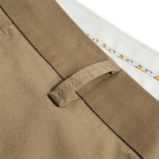 Tanzen mit Wölfen [Qualitätsbaumwolle] Business Casual Commuter Hosen Stretch Herren lässig Hosen 701 Khaki 33