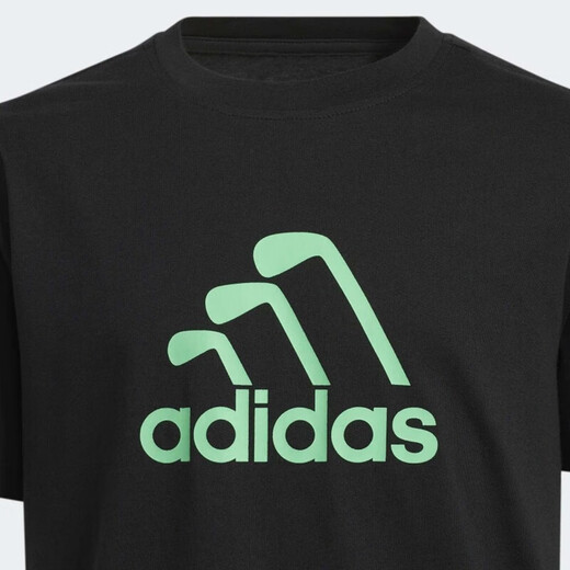 Adidas Golf Детская одежда для подростки для подростков мужчина и женская футболка с коротким рукавом с коротким рукавом.