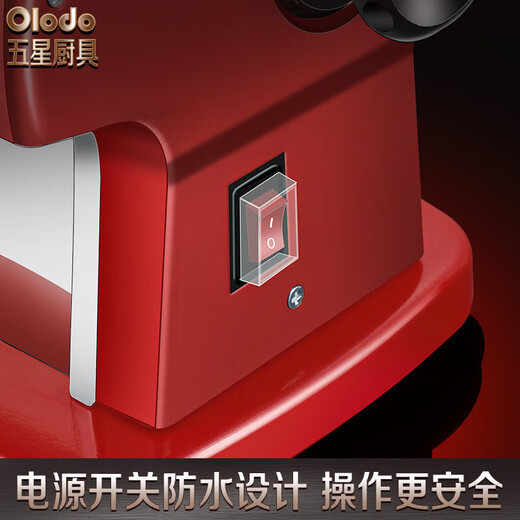 欧乐多（Olodo）德国电动面条机家庭用全自动压面机电动压饺子皮机多功能小型压面条机器擀面机和面机一体机饸烙机 【本色钢二刀】贈豪华礼包