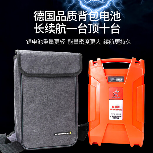 道什威尔（TOSRWELL）电动割草机充电式家用大功率锂电打草机多功能除草机收割电动农具 高配款3880W+【背包式20A锂电池