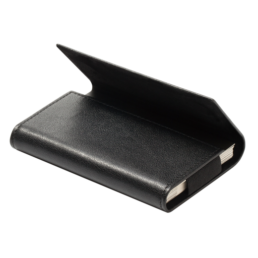 German EHRENMANN business card holder for men and women, business, high-end leather business card box, large capacity, ultra-thin card holder, business card holder, black