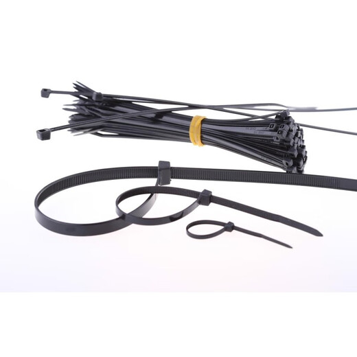 PLJ Changhong Attache de câble en plastique et nylon CHS-4*250 Norme nationale Grade A Noir 200 pièces/pack 5 paquets commande minimum pour la personnalisation
