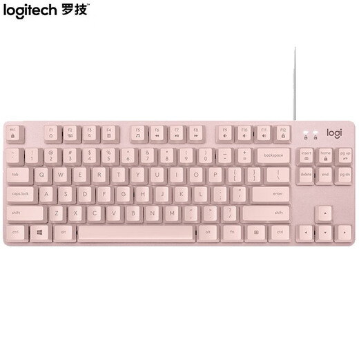 Logitech K835 Wired Mechanical Keyboard Set Office E-Sports-Desktop-Laptop 84 Taste Tragbare Tastatur K835 Mechanische Tastatur Pink