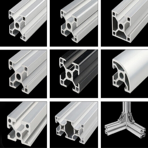 白设绘铝型材3030欧标工业铝合金型材30*30铝型材流水线型材3030铝材 欧标6630R