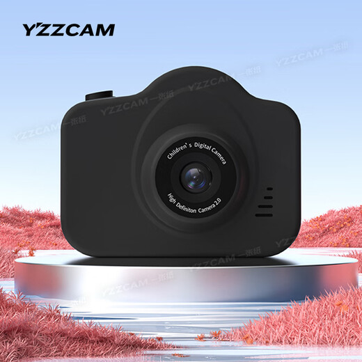 YZZCAM HD Dual Camera Cute CCD Digital Camera Campus Student Party Can Take Photos and Upload Travel Records to Mobile Phones Children's Camera Gift Classic Black (High Definition Single Camera Cannot Selfie) Comes with 32G Memory Card