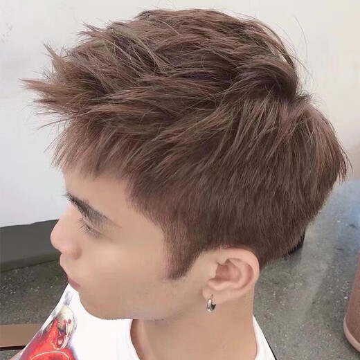 The first cold tea hair dye blue and black hair dye cream does not require bleaching, orange and red 2024 popular colors can cover white hair C677 chocolate color can cover white hair