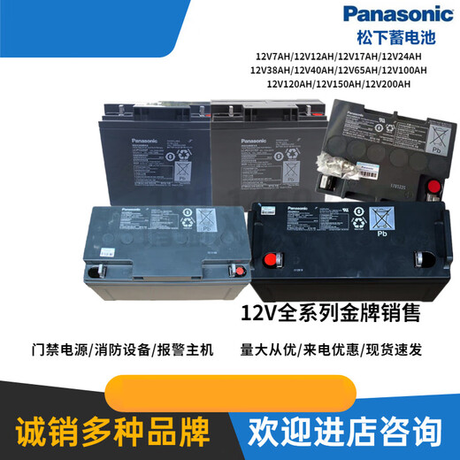 Battery LC-P12V100/65/38/28/24/20/17/12AH computer room UPS DC panel 12V20AH LC-P1220ST