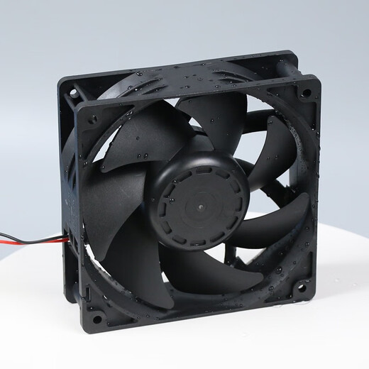 品代 IP68全防水12038 12CM/厘米12V/24V/48V大风量工控变频器消毒机散热风扇 100-230V通用 2800转