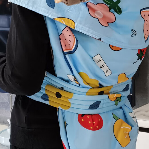 
YIUDS spring and summer cotton strap Sichuan vintage cotton turban back style baby traditional strap thin baby back bag small aircraft pattern