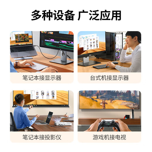 Greenlink HDMI to VGA cable HD video converter screen projection adapter suitable for TV box laptop computer connected to monitor projector cable 1 meter 15968