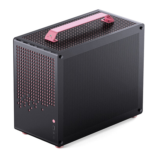 JONSBO Z20 pink/black MATX case (detachable portable case/240 radiator/160mm air cooling/ATX power supply/long graphics card/Type-c Gen2)