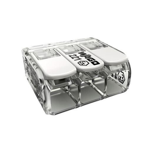Terminal WAGO WANKE 221-683 Connecteur de fil Connecteur parallèle Splitter de fil parallèle Type de cordon haute puissance anti-émeute 221-683 10 pièces