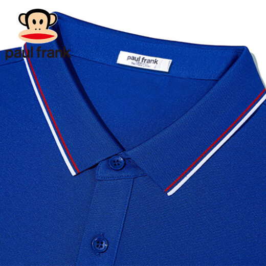 Paulfrank (paulfrank) POLO shirt for men, quick-drying, comfortable and cool, antibacterial printed polo shirt for men, navy blue M