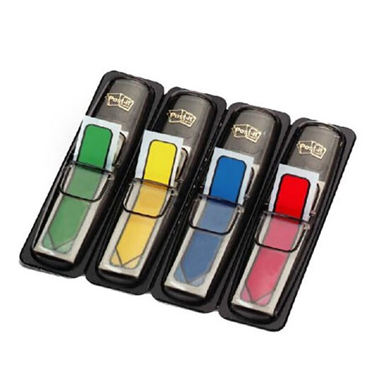 3M 报事贴Post-it 4色 便条纸/报事贴/便签纸/箭头指示标签可书写 3M684-ARR4 684-ARR4 (4色剪头指示标签）