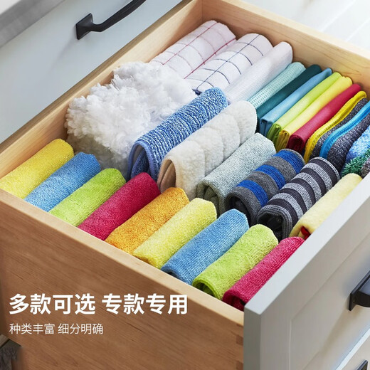 Likuai E-Cloth scouring pad imported from the UK multi-functional classified cleaning housekeeping rag glass rag dishwashing cloth kitchen