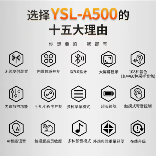 
YASILE IELTS A500 Hair Tube 2024 New Domestic Musical Instruments Collection Beginners' Saxophone Flute Gold Rich Gold + Luxury Gift Bag