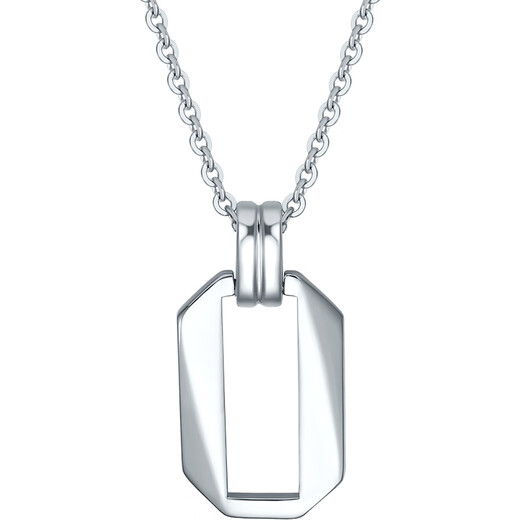 Saturday Fortune PT950 platinum necklace for women with small square buckle B0612681, about 4g, 40+5cm, birthday gift