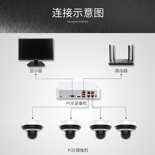 Caméra de surveillance Hikvision Hikvision 4 millions de personnes infrarouges à haute définition Caméra de réseau intelligent de réseau intérieur