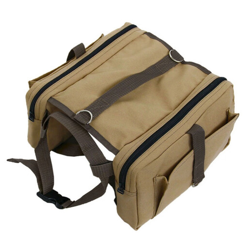 Topology Dog Backpack Self-Back Dog Self-Back Canvas Large Dog Bag Soft Breathable Cotton Lightweight