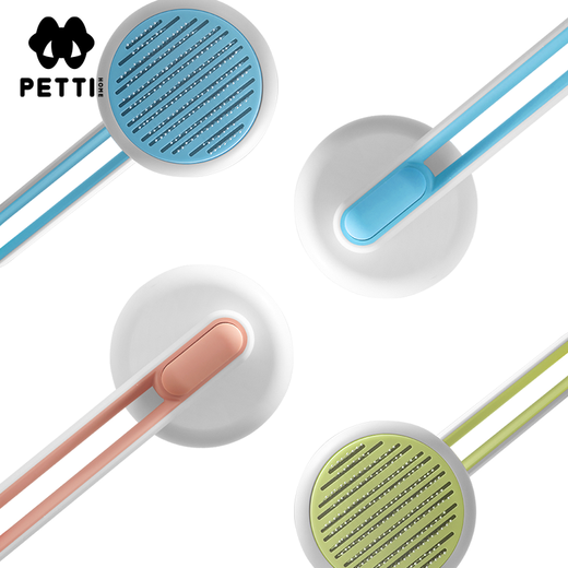 Master's Home Cat Comb Dog Comb Pet Brush Teddy Hair Removal Brush Pet Hair Comb Special Comb for Long-haired Cats and Dogs Pink