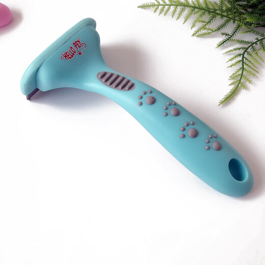 Ship's Notes Taiwan's Ship's Notes Pet Knife Knife Dog Undercoat Rake Waste Hair Removal Comb Cat Rake Comb Short-haired Dog-Undercoat Comb H257 Green