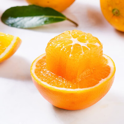 赣南脐橙江西正宗赣州橙子 新鲜水果整箱 团购送礼彩箱礼盒 手剥甜橙 榨汁 净重9-10斤装 单果200g-300g+ 源头直采 产地直发