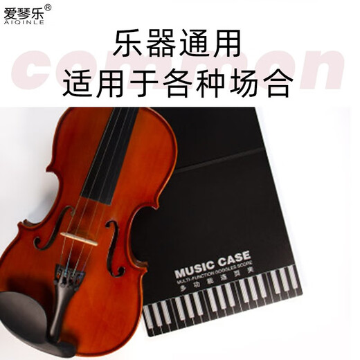SOLO8 continuous page non-reflective piano score clip can be modified music score clip loose-leaf piano score clip book music score clip music score book A4 can expand eight pages of music score clip, front and back can insert 18 pieces of music score, fashionable black