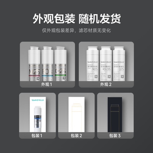 Biyunquan SERIE OFICIAL S PURIFICADOR DE FILTRO DE FILTRO DE FILTRO S5/S7/S9 Elemento de filtro de dispensador de agua directo RT508/RT501/RT701 Marca original SHIP DIRECTO S5-RT508: 3 Nivel Elemento de filtro