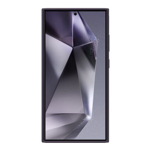 Samsung (SAMSUNG) Galaxy S24 Ultra original silicone protective case mobile phone case original protective case mobile phone protective case dark purple