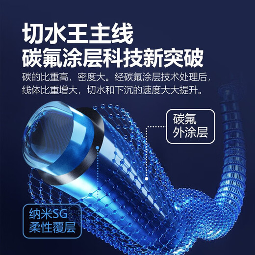 SIMAGO Ximanduo cutting water main line fishing line super soft strong tensile nylon sub-line platform fishing channel system 60 meters main line No. 0.6