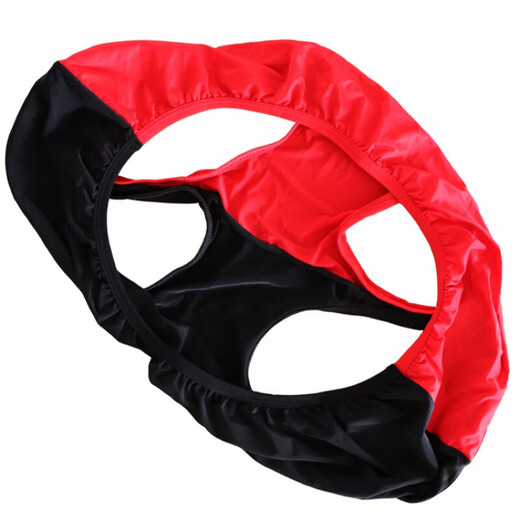 Sexy double underwear couple's one-piece open-fit free one-piece thong for men and women passionate temptation T-pants suit black and white one size fits all