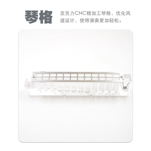 Boogieman12孔半音阶口琴KB12高级成人专业演奏级 园园使用款 12孔C调【白色】