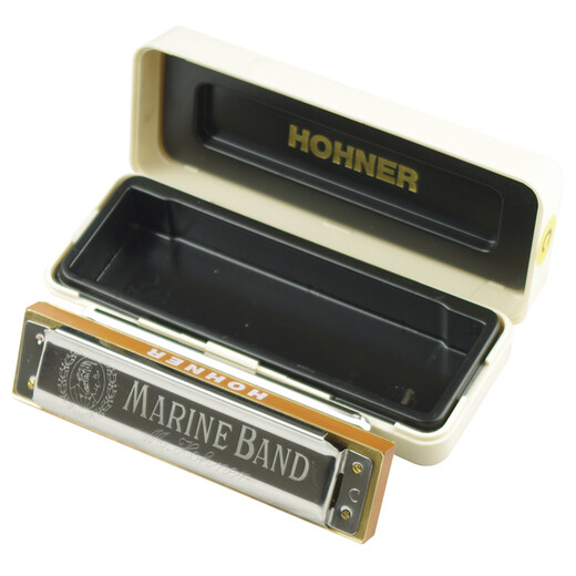 Hohner aus Deutschland importiert und kam zu der Blues Blues Adult Mundonica Marine Band 1896 10 Loch C -Melodie -Empfehlung für Anfänger