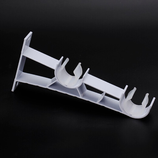 Xinfeiyu top-mounted side-mounted single-rod curtain rod Roman rod accessories bracket seat base shelf bracket rod bracket hook accessories ordinary white single bracket