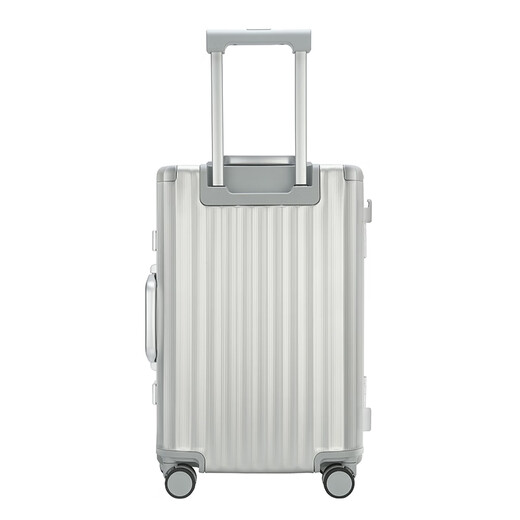 Diplomat外交官行李箱时尚镁铝合金铝框男女旅行拉杆箱TL-25052银色20英寸