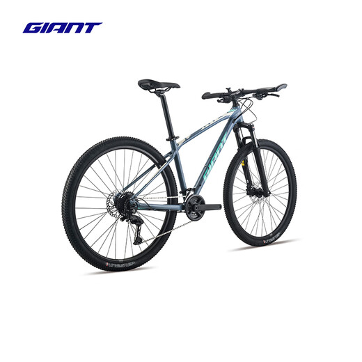 GIANT ATX 830 hydraulic disc brake adult variable speed aluminum alloy 18-speed lockable shock-absorbing mountain bike mattressed ink blue 27.516 S recommended 160-172cm
