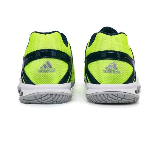 阿迪达斯 （adidas）羽毛球鞋男子网面透气训练鞋运动鞋feather team B40155白色/蓝色 40