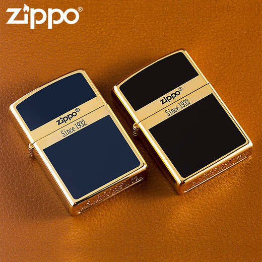 ZIPPO lighter ZIPPO armor wood grain trademark origin SINCE1932zp kerosene windproof men's business lighter blue origin-regular