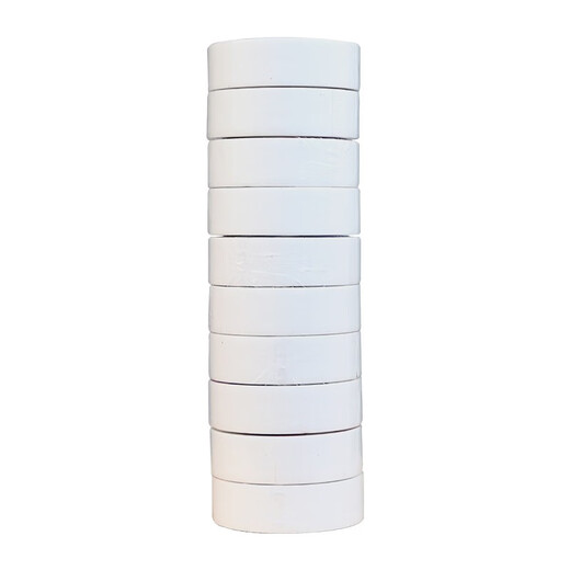 3M 1500# 电工胶带 电气绝缘胶带 PVC电工胶布 无铅600V 防潮耐酸碱 白18mm*10m*0.13mm  1桶（10卷）