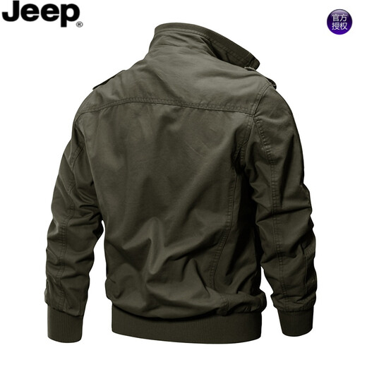 吉普（JEEP）SPIRIT吉普JEEP男士德国执政官飞行员外2024新款秋冬套男夹克 9903军绿色 薄款 135-150斤 建议 XL