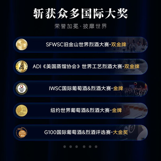 派斯顿法国进口洋酒XO白兰地陶瓷瓶身40°烈酒蓝樽原酒进口 1500mL 1瓶