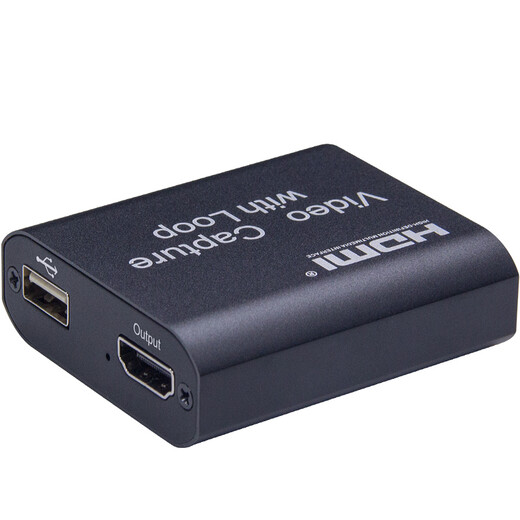 Gleiche 3D -HDMI -Akquisitionskarte USB -Audio- und Videobild -Aufnahmebeld PS5/Switch Game Network Live Micro SLR -Kamera Kamera Dingding Tencent Videokonferenz T5009 HDMI -Akquisitionskarte USB2.0HDMI Loop Out Out Out