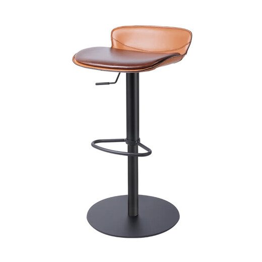 Boutique HAUSE BAR STUHL LICHT LIGHTE LUFTER HAUSHALTE HIFT Australische oberste Schicht Cowide Bar Stuhl Stuhl Stuhl Stuhl Stuhl 736 Importierte Top -Layer -Kohlensäure / dunkelbraune Kohlenstoffstahlfüße