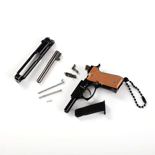 Mini -Version des Keychain 1392F Metal Model Keychain Mini -Waffe Abnehmbares Hanger Beretta 92f mit Gravur