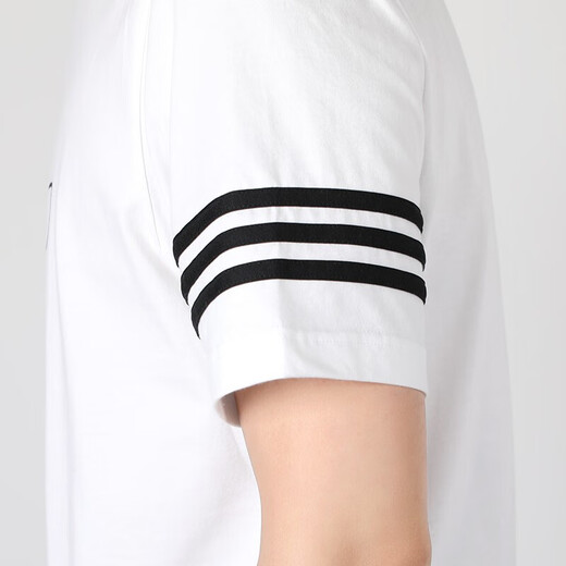 Adidas New Clover Herren T-Shirt Summer Sportswear Modetrend entspannter lässiger, bequemer atmungsaktives FM3894 bequem und locker XL