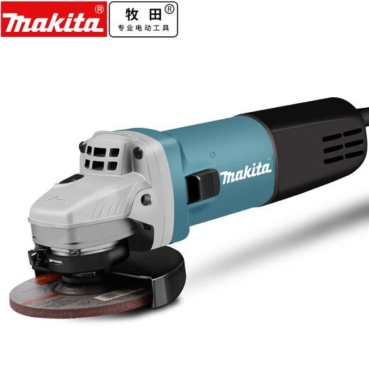 Makita-Winkelschleifmaschine Schleifmaschine Multifunktionswinkel Schleifmaschine Hochleistungsschneidemaschine Elektrische Werkzeugschleifmaschine Haushalt kleiner Schleifmaschine Handschleifmaschine M9506b Winkel Schleifmaschine [720 W] Seitenschalter