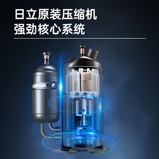 日立（HITACHI）白熊君DE 1.5匹新1级能效14-24㎡制冷面积变频冷暖健康风挂机国家补贴原装压缩机RAK/C-DE12PHCPC