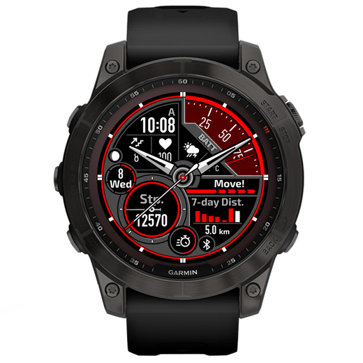 Garmin Fenix7 Outdoor Sports Smart Watch GPS Solar Heart Frequenz Blutsauerstoff Überwachung laufende Fitness Multifunktionale Uhr Fenix7 DLC Carbon Black Flaggschiff Version