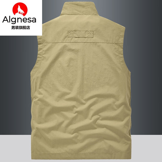 Aignesa Vest al aire libre Spring de secado rápido para hombres Spring y otoño Fotografía Múltiple Fotografía Caballo de pesca Caballo de mangas 677 Modelo delgado-azul real 4xl (adecuado para 180-200 Jin [Jin equivale a 0,5 kg])