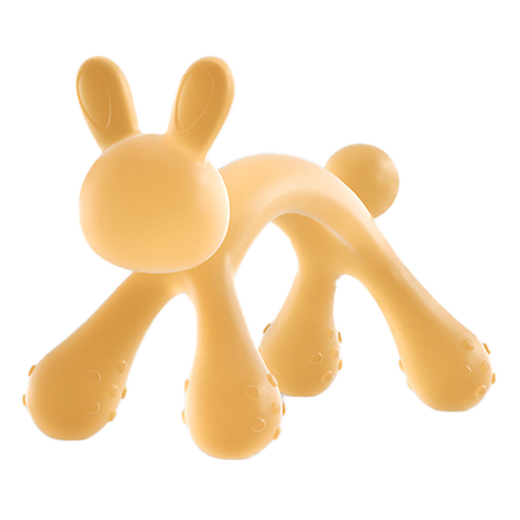 Xin'andai baby teether nano silver teether anti-eating artifact teething stick baby silicone toy can be boiled crab teether nano silver